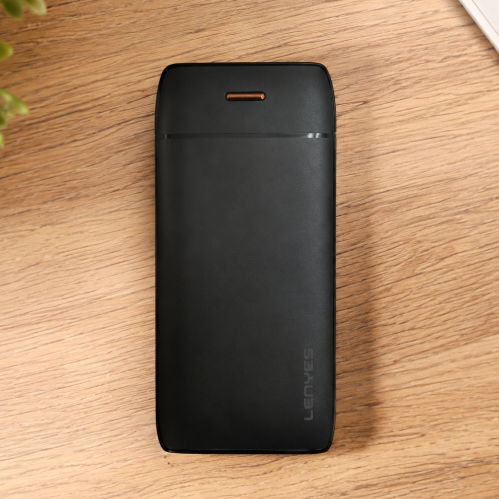 Повербанк LENYES PX167 10000 мАг 2хUSB Чорний