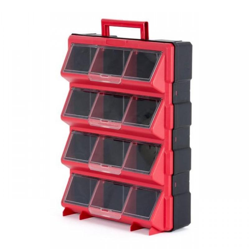 Органайзер Intertool BX-4018 19" 475х380х135 мм 12 ячеек (50381)
