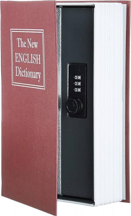 Книга-сейф з кодовим замком Англійський словник 18 см Red (127804)
