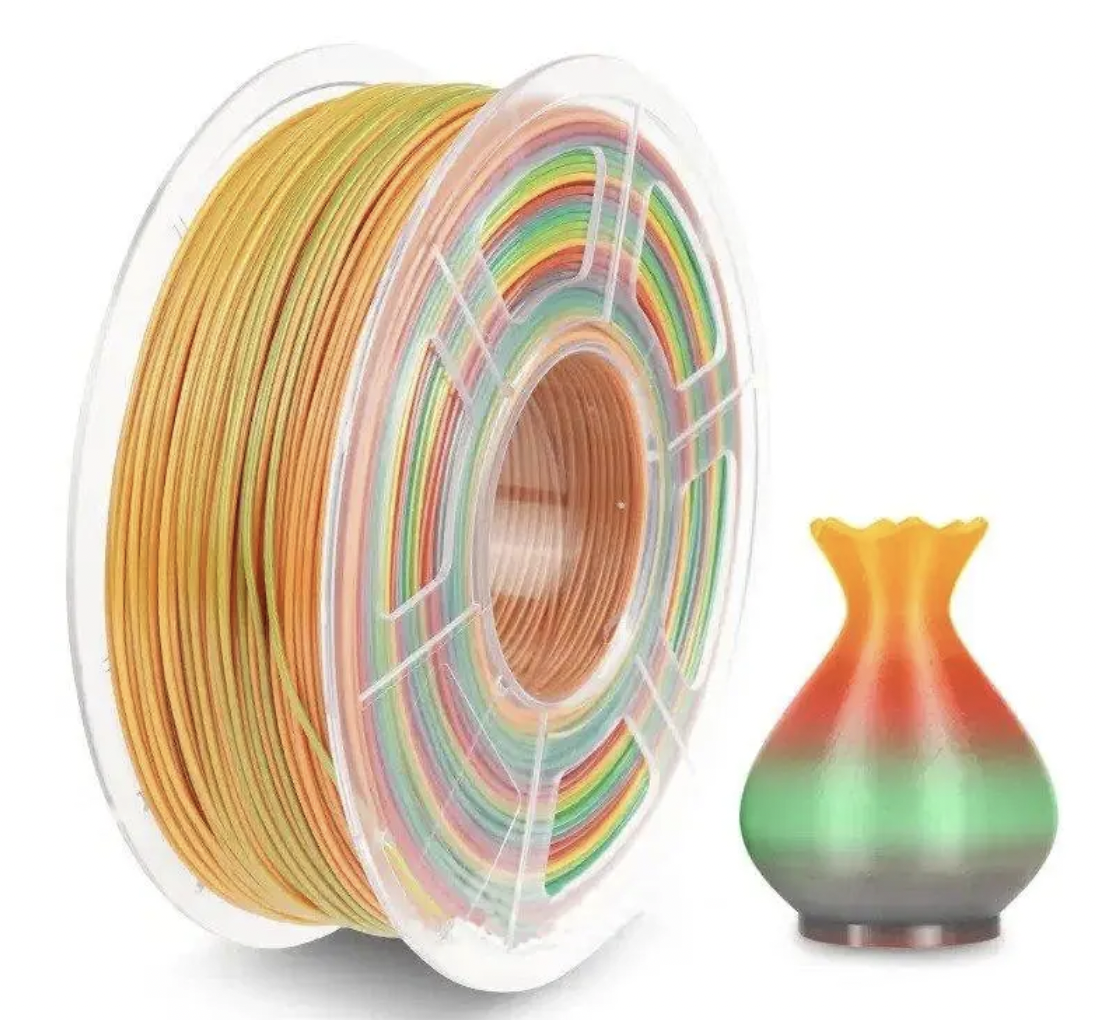 Пластик для 3D-принтера SUNLU PETG 1,75 мм 1 кг Rainbow