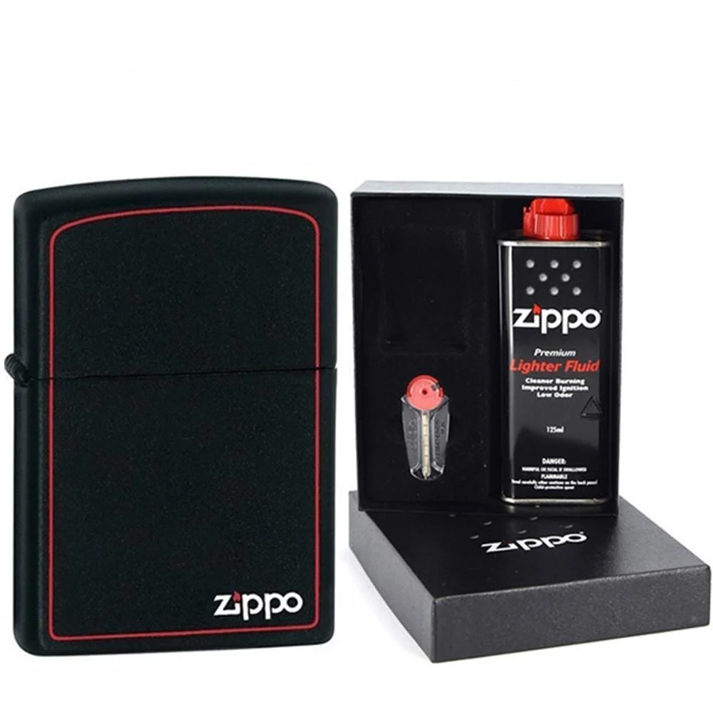 Зажигалка ZIPPO 218zb бензин/кремни в подарочной коробке