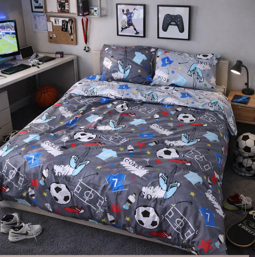 Комплект постельного белья детский PaniPava Football Vibe бязь 110х140 см (11014025)