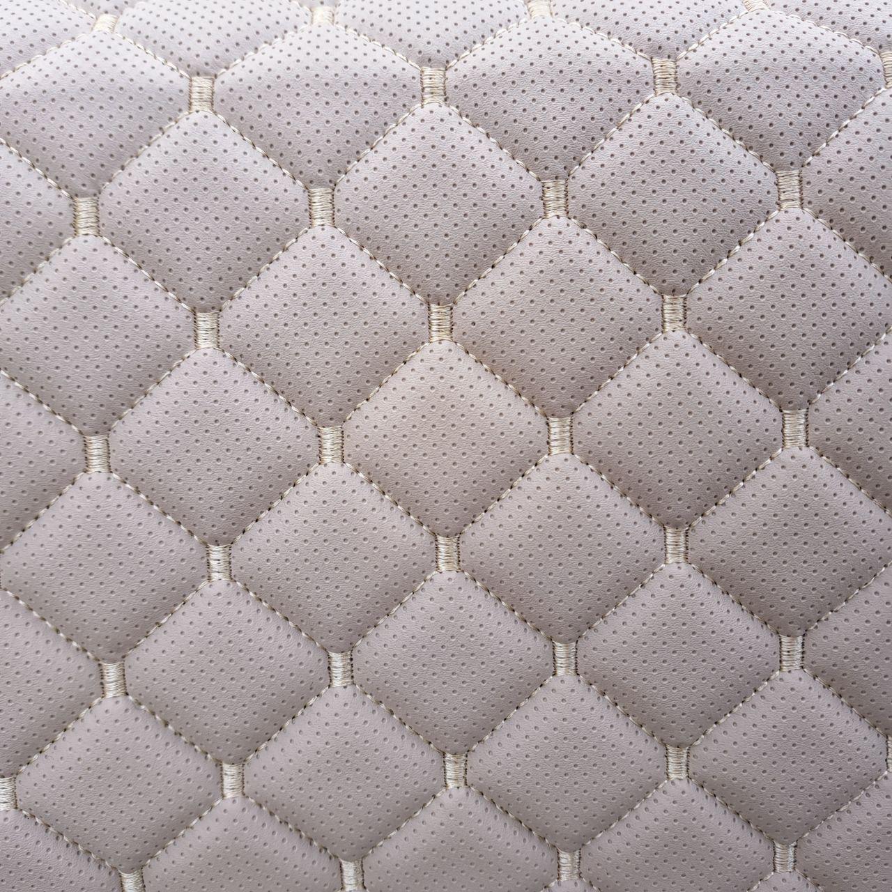 Органайзер автомобильный в багажник с перфорированной эко-кожи S 35x30x30 см Бежевый (70db4c8a) - фото 2