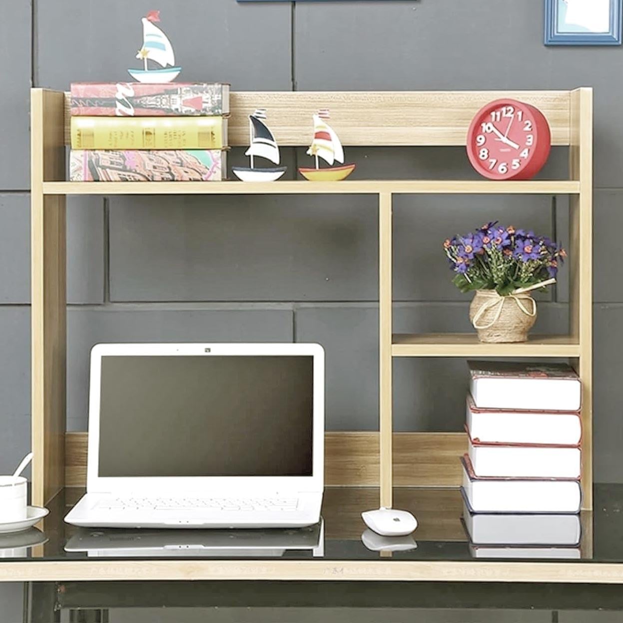 Полка-надстройка настольная из дерева Тетлер бланже (АКД-014401)