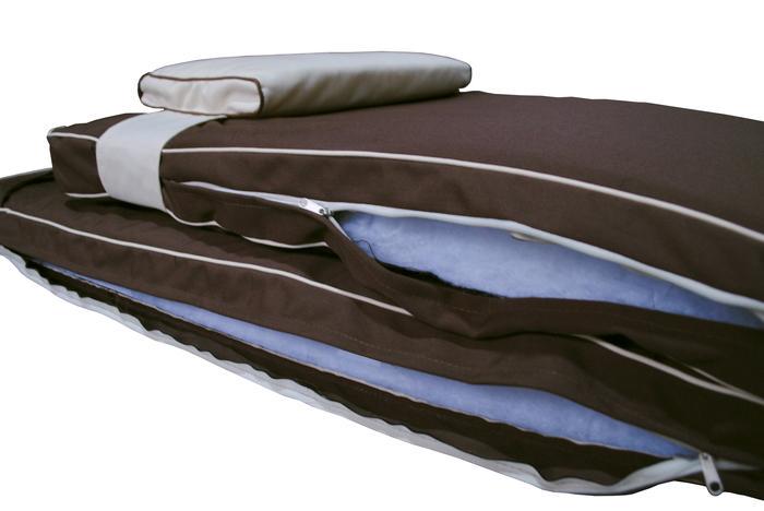 Матрас для шезлонга Ost-Fran Mocca 188х60х8 см Коричневый (2881) - фото 2 Матрас для шезлонга Ost-Fran Mocca 188х60х8 см Коричневый (2881) - фото 2