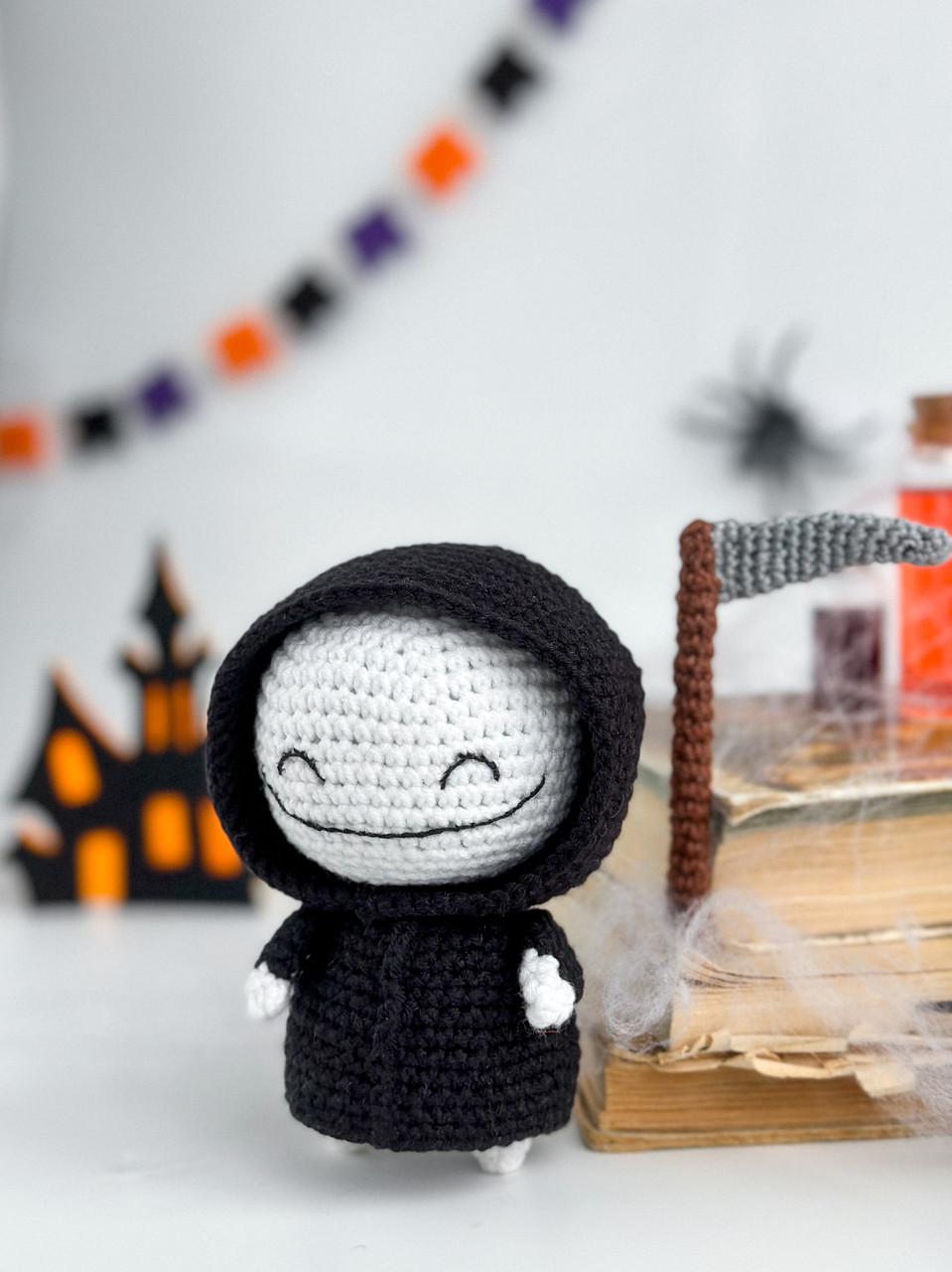 Кукла вязаная Жнец с косой (29528513)