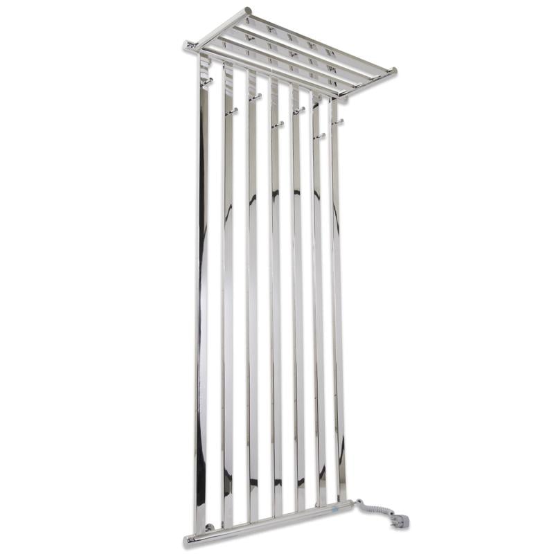 Электрическая сушилка для одежды Laris Кватро П7 600х1200 мм Е с полкой из нержавеющей стали Хром (147-127-73207150)