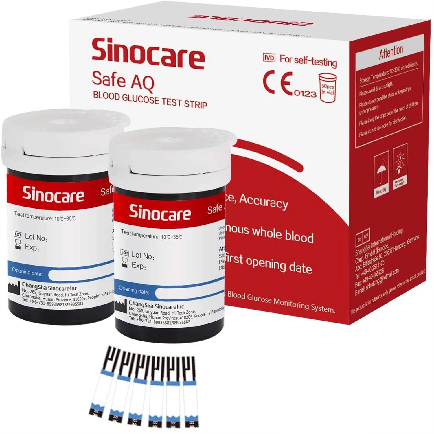 Тест-смужки SINOCARE Safe AQ 50 шт. (10082391)