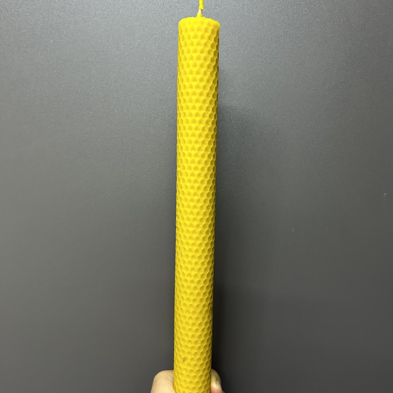 Свічка воскова Соти для підсвічників 280x30 мм (1685889547)