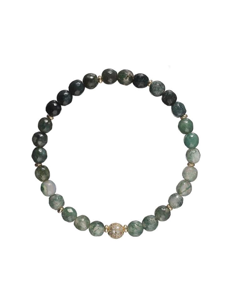 Браслет из зеленой яшмы (5127)