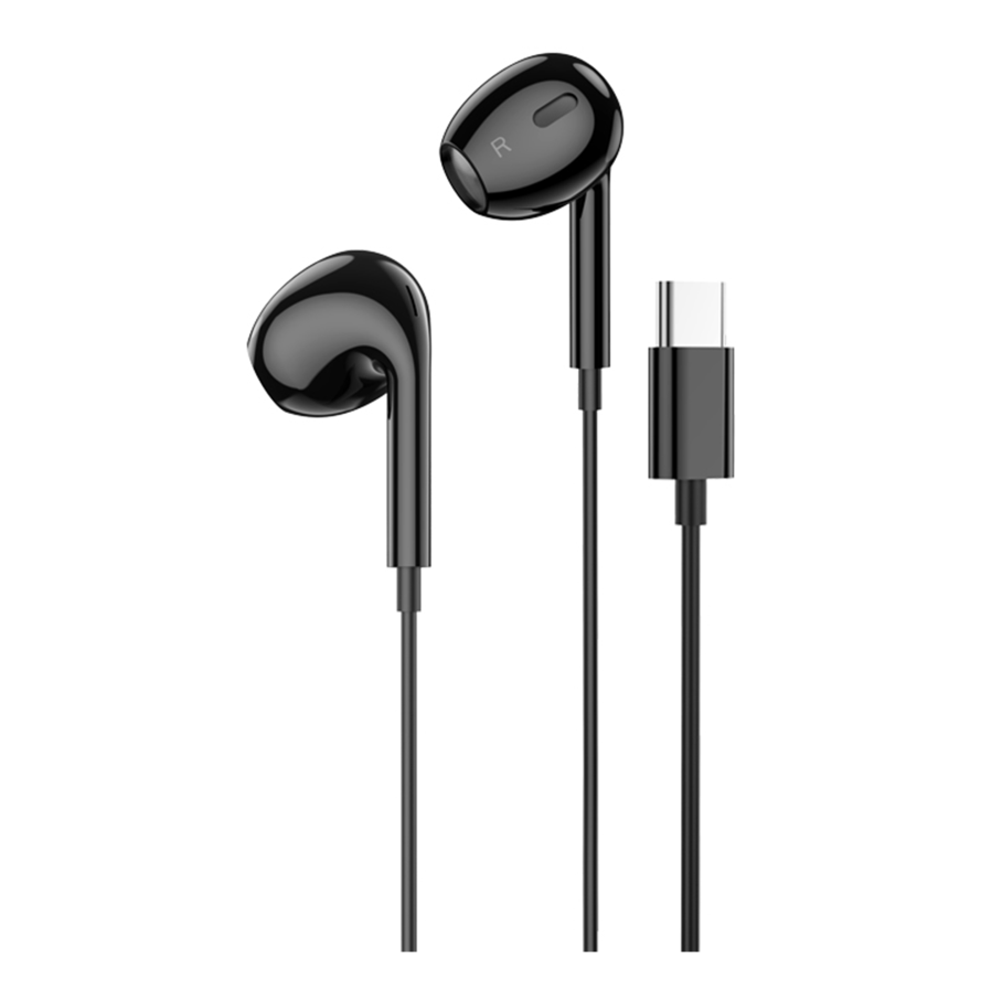 Наушники Hoco M101 Max с микрофоном Type-C Черный (4303) Наушники Hoco M101 Max с микрофоном Type-C Черный (4303)