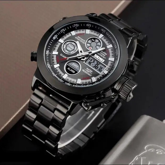 Часы наручные мужские Skmei 1515BK Black (tf4668) - фото 5 Часы наручные мужские Skmei 1515BK Black (tf4668) - фото 5