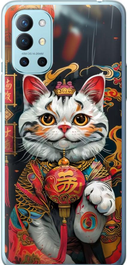 Чехол на OnePlus 9R China Cat v2 (6135u-2326-42517) Чехол на OnePlus 9R China Cat v2 (6135u-2326-42517)