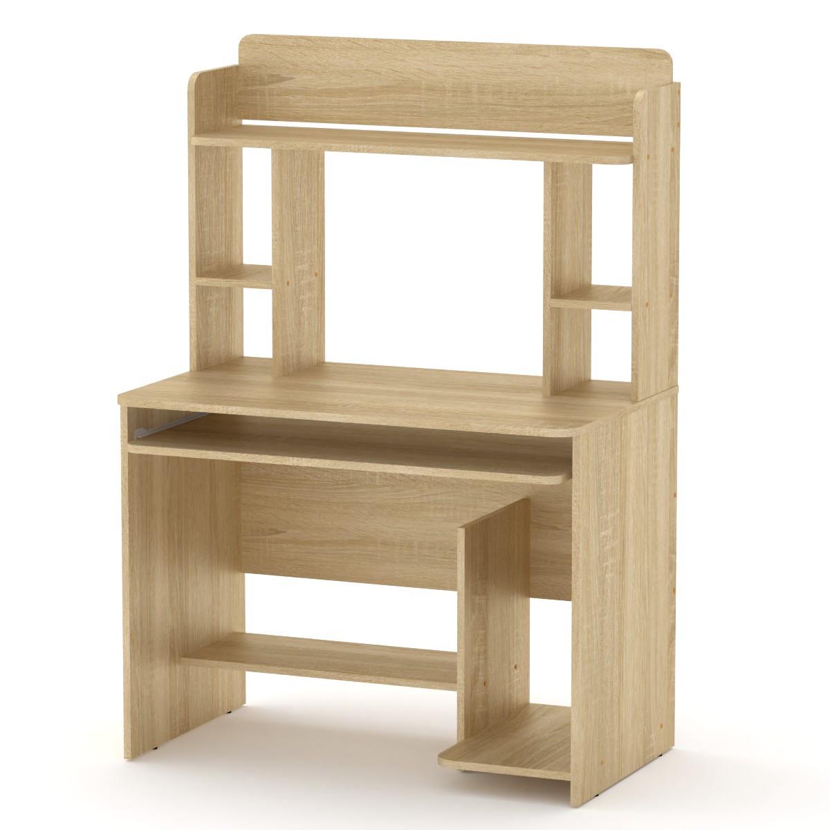 Стіл комп'ютерний Компаніт СКМ-6 100х60х144 см Дуб сонома (25410388) - фото 1 Стіл комп'ютерний Компаніт СКМ-6 100х60х144 см Дуб сонома (25410388) - фото 1