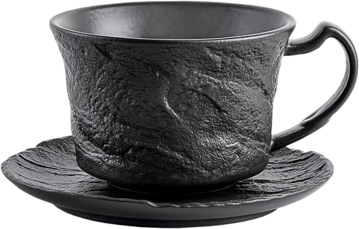 Набор фарфоровый кофейный Wilmax WL-661150/AB 110 мл 4 пр. Slatestone Black (2616463615)