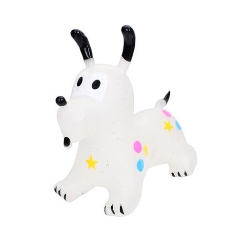 Прыгунок для детей Щенок MS 4149 Желто-розово-голубой - фото 1 Прыгунок для детей Щенок MS 4149 Желто-розово-голубой - фото 1