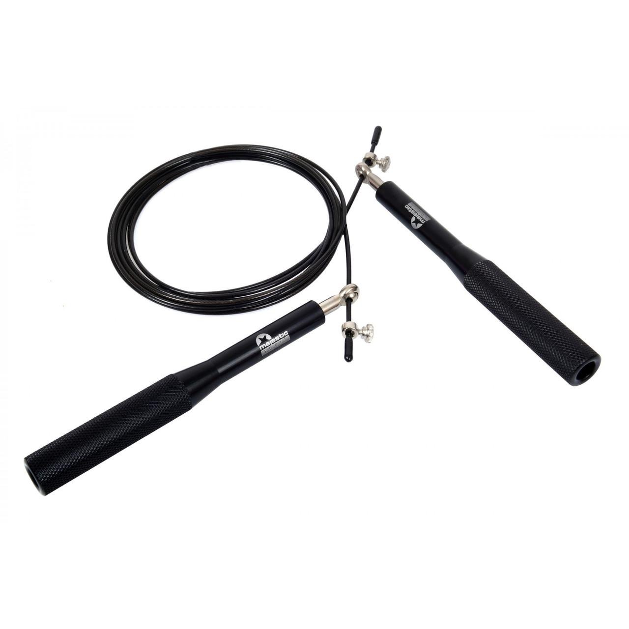 Скакалка швидкісна для кросфіту Majestic Sport Speed Rope GVA6019/B