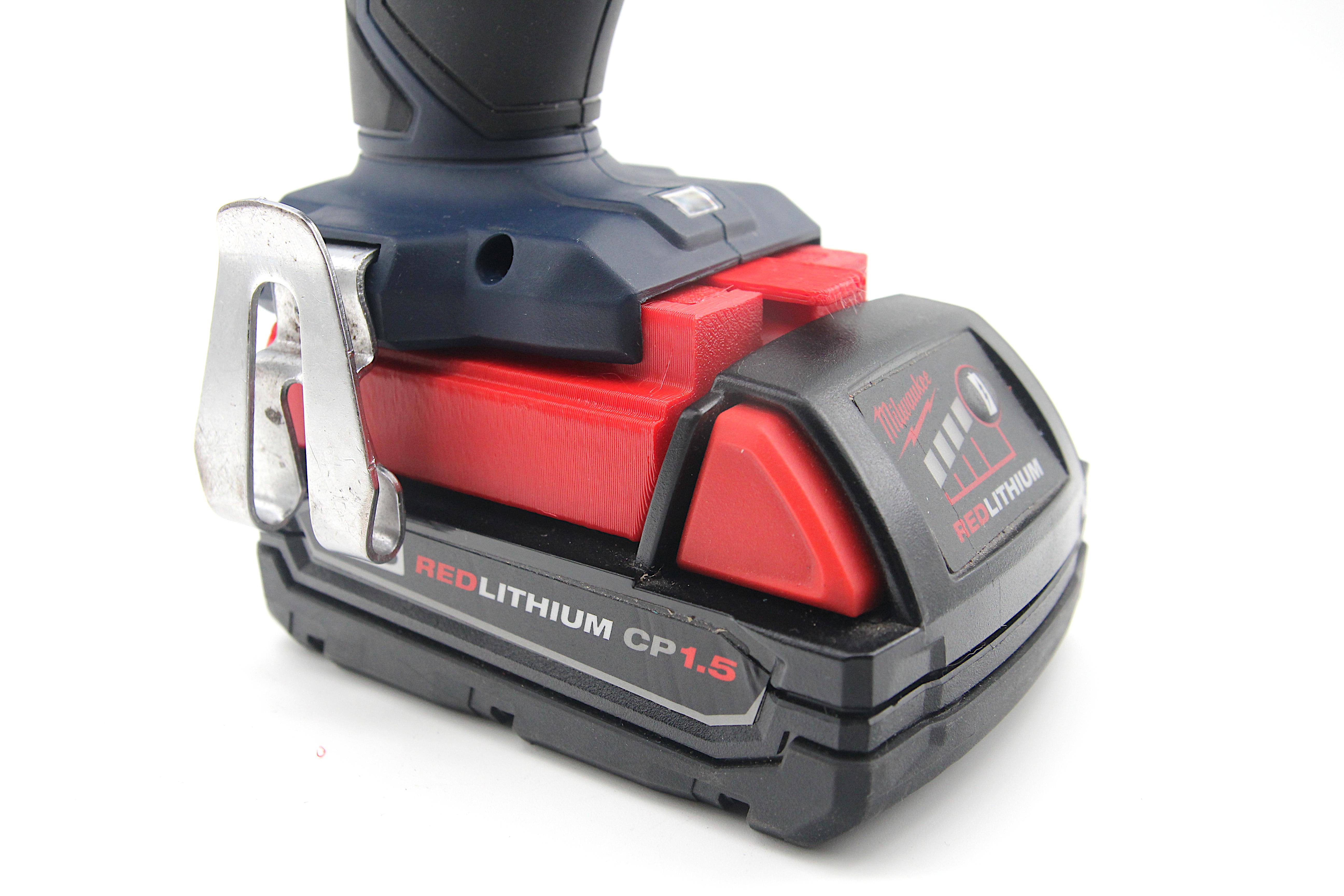 Перехідник з акумулятора Milwaukee на інструмент Einhell (mil-ein) - фото 5 Перехідник з акумулятора Milwaukee на інструмент Einhell (mil-ein) - фото 5