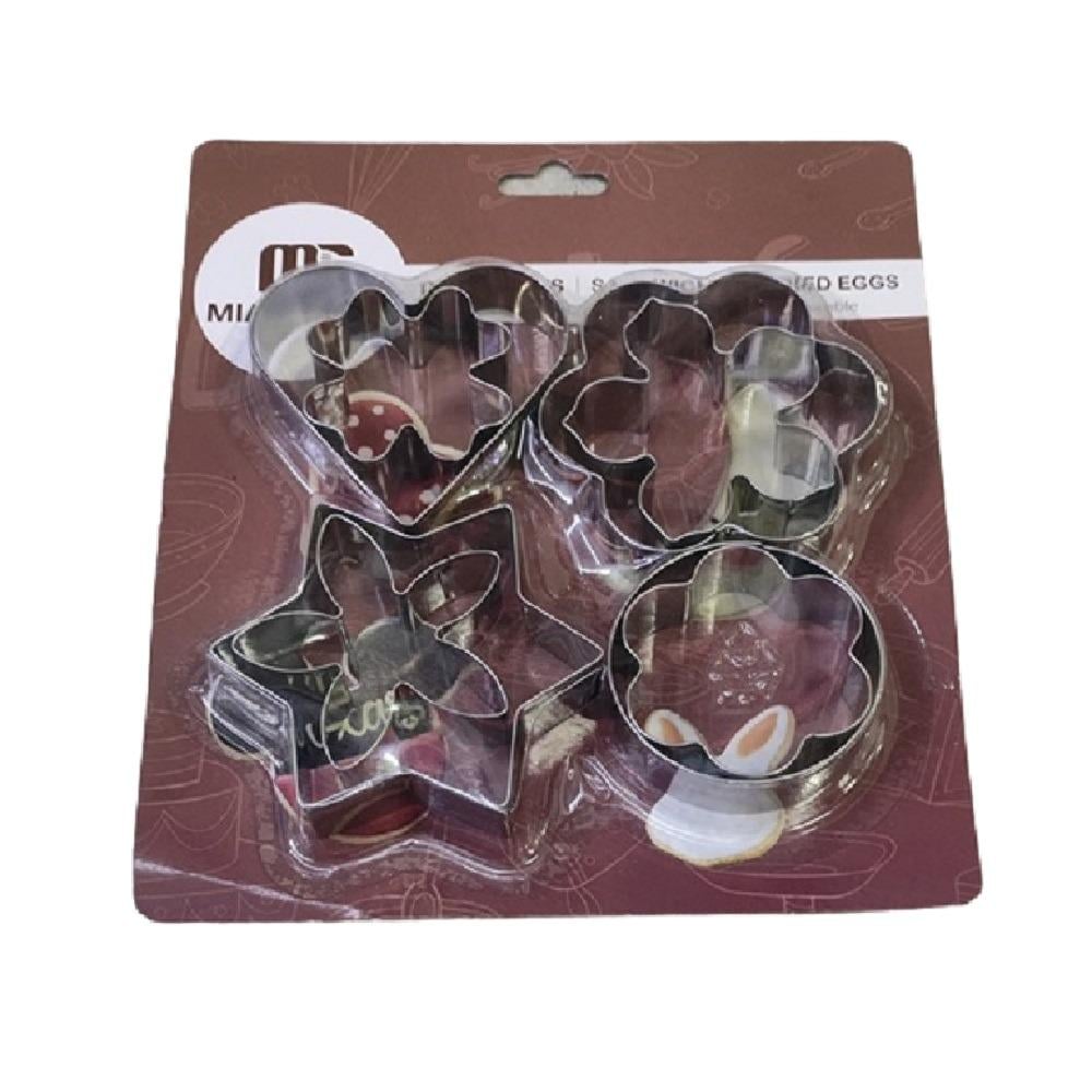 Формочки фигурные для печенья MS Floral 8 шт. 16,5х24 см (R97584)