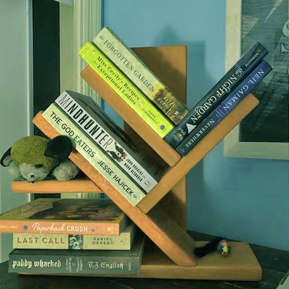 Полка книжная настольная из дерева Миледиан Сиена (КПА-001505)