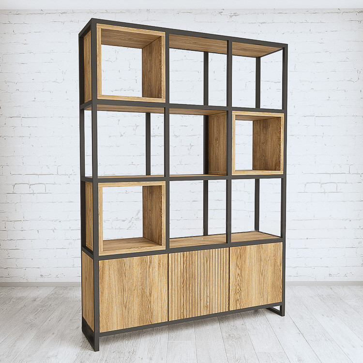 Стеллаж EcoLoft IN-2284 в стиле лофт (25051103) Стеллаж EcoLoft IN-2284 в стиле лофт (25051103)