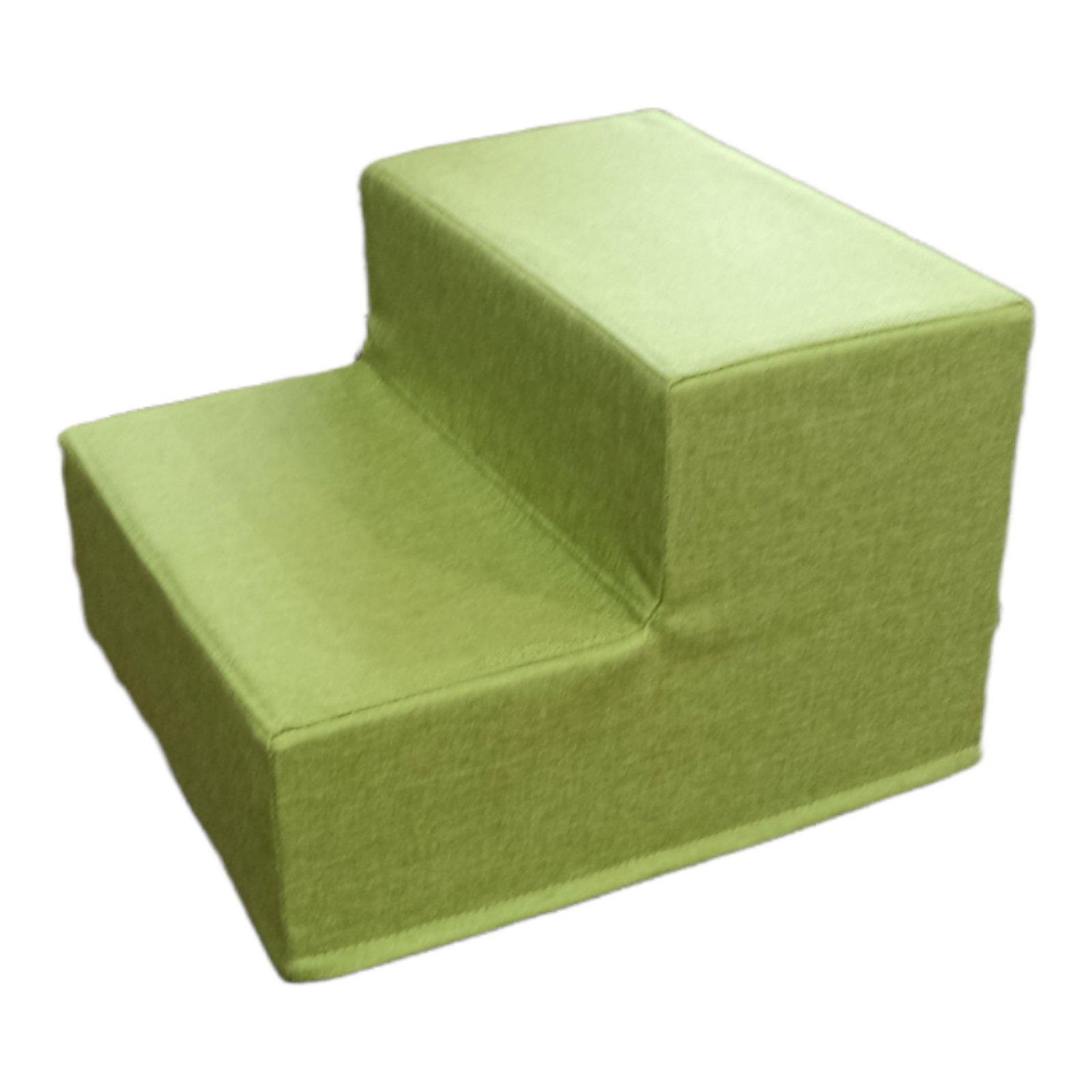 Лесенка для собак 36х27х40 см ткань Рогожка Салатовый - фото 1 Лесенка для собак 36х27х40 см ткань Рогожка Салатовый - фото 1