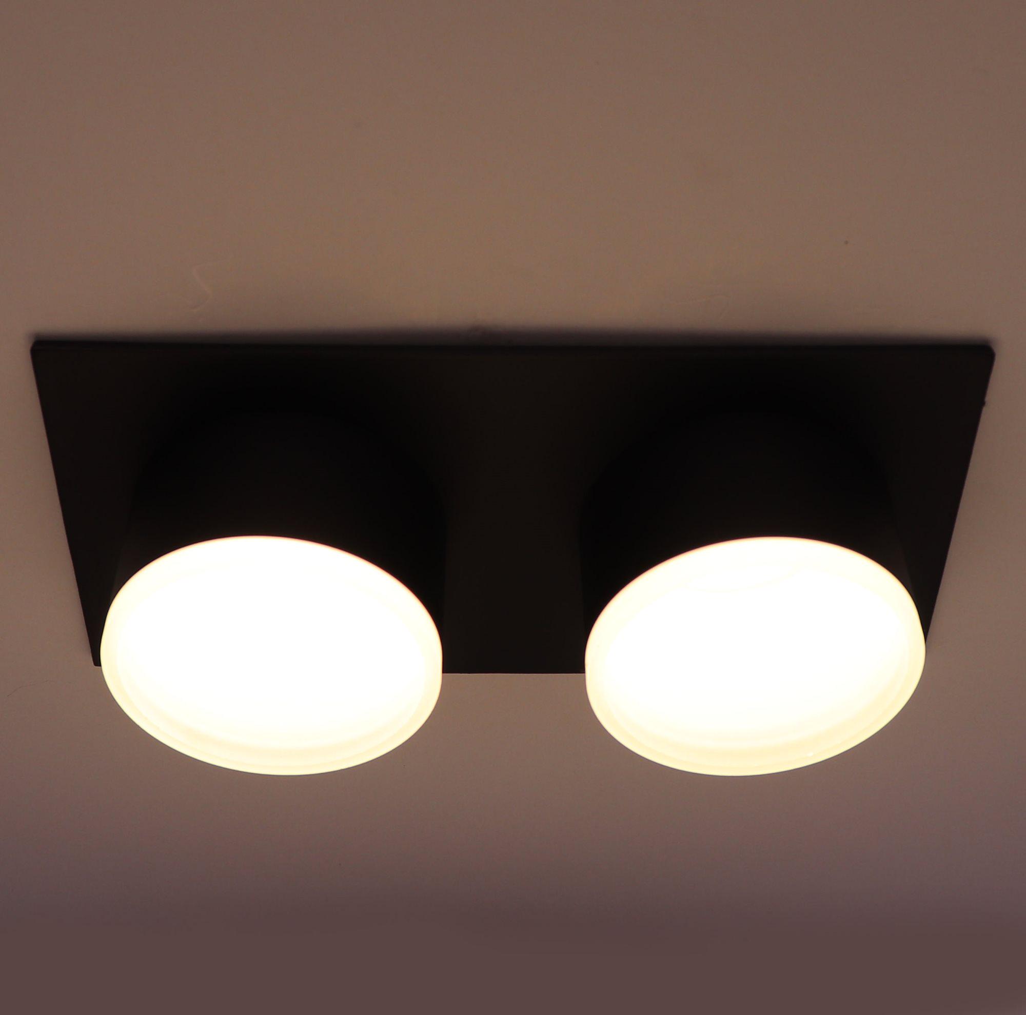 Светильник точечный Sirius PRD S 3626S-2 BK 2 лампочки - фото 4