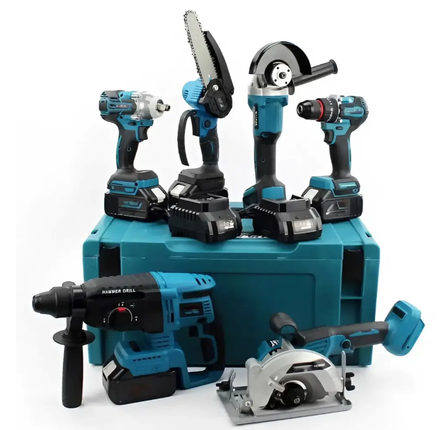 Набір інструментів 48V шурупокрут/гілкоріз/болгарка/перфоратор/гайковерт/циркулярна пила (32154559)