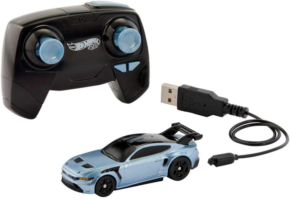 Машинка Hot Wheels Ford Mustang Mattel JBH04 1:64 на пульте управления для трека (36244122) Машинка Hot Wheels Ford Mustang Mattel JBH04 1:64 на пульте управления для трека (36244122)