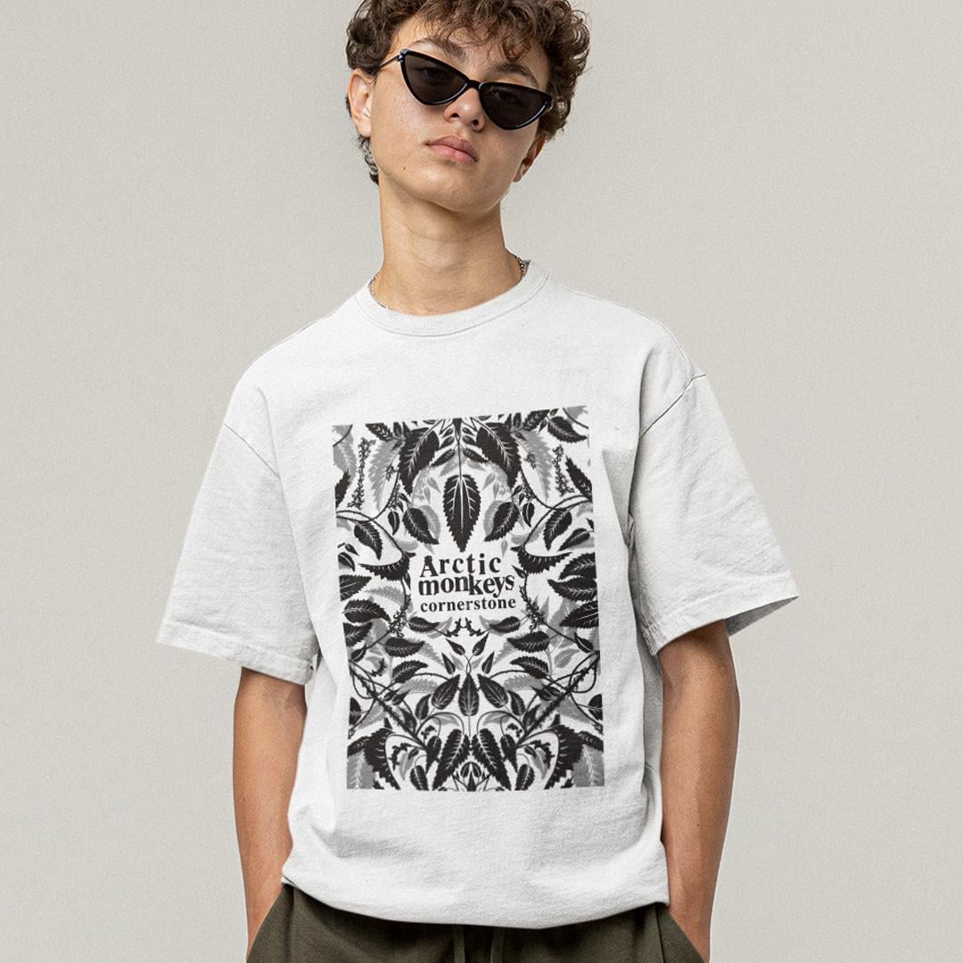 Футболка унисекс Arctic Monkeys Cornerstone 4XL Белый (0000015388)