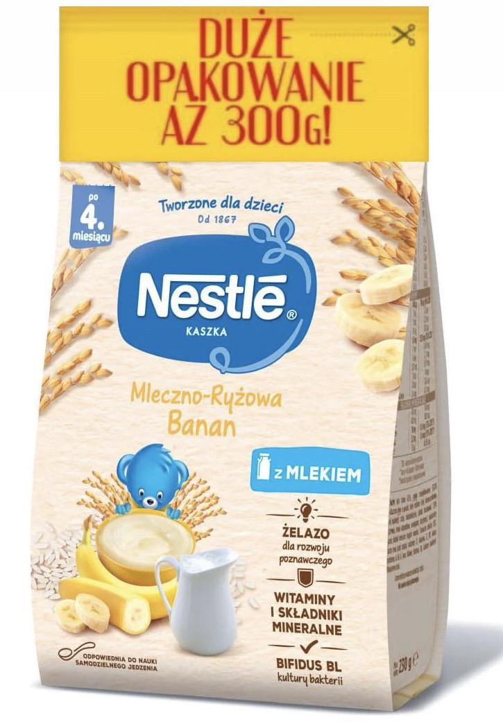 Молочно-рисова каша Nestle з бананом для дітей від 4 місяців 300 г