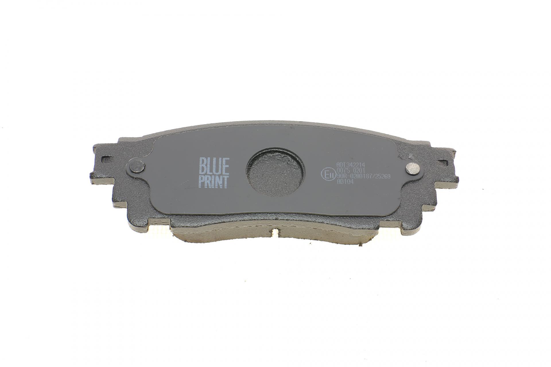 Колодки тормозные задние Lexus NX 2.0/2.5 16V 14-ADT342214 BLUE PRINT