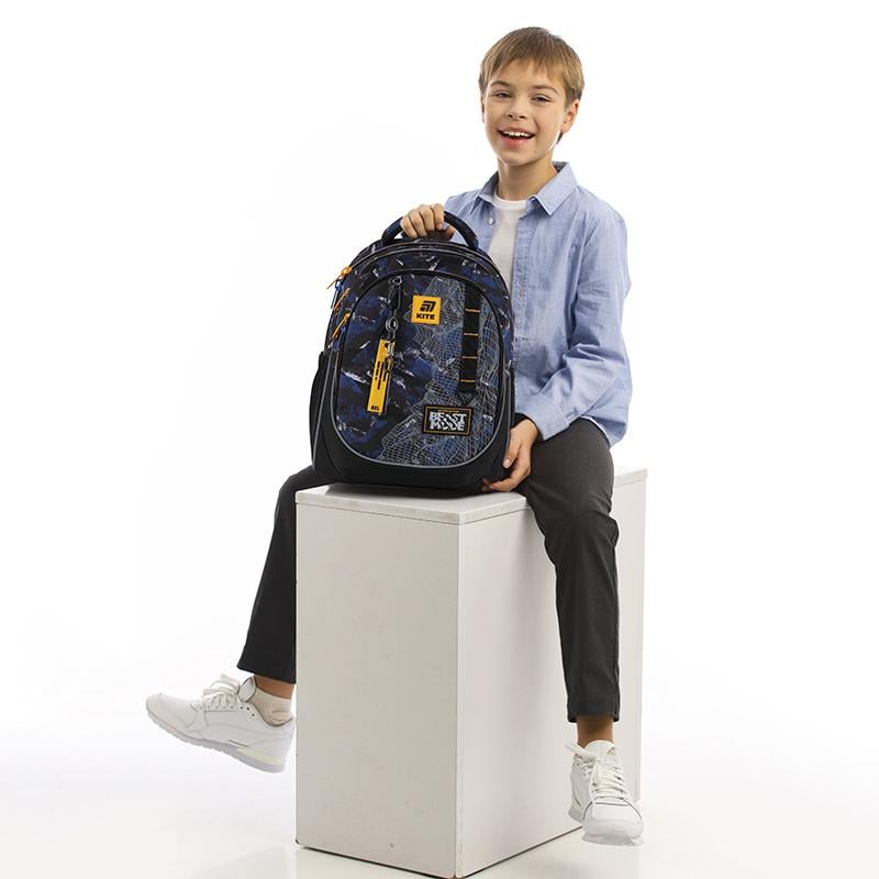 Рюкзак з ортопедичною спинкою для молодших класів KITE Education K25-700M-4 Beast Mode (000995258) - фото 8 Рюкзак з ортопедичною спинкою для молодших класів KITE Education K25-700M-4 Beast Mode (000995258) - фото 8