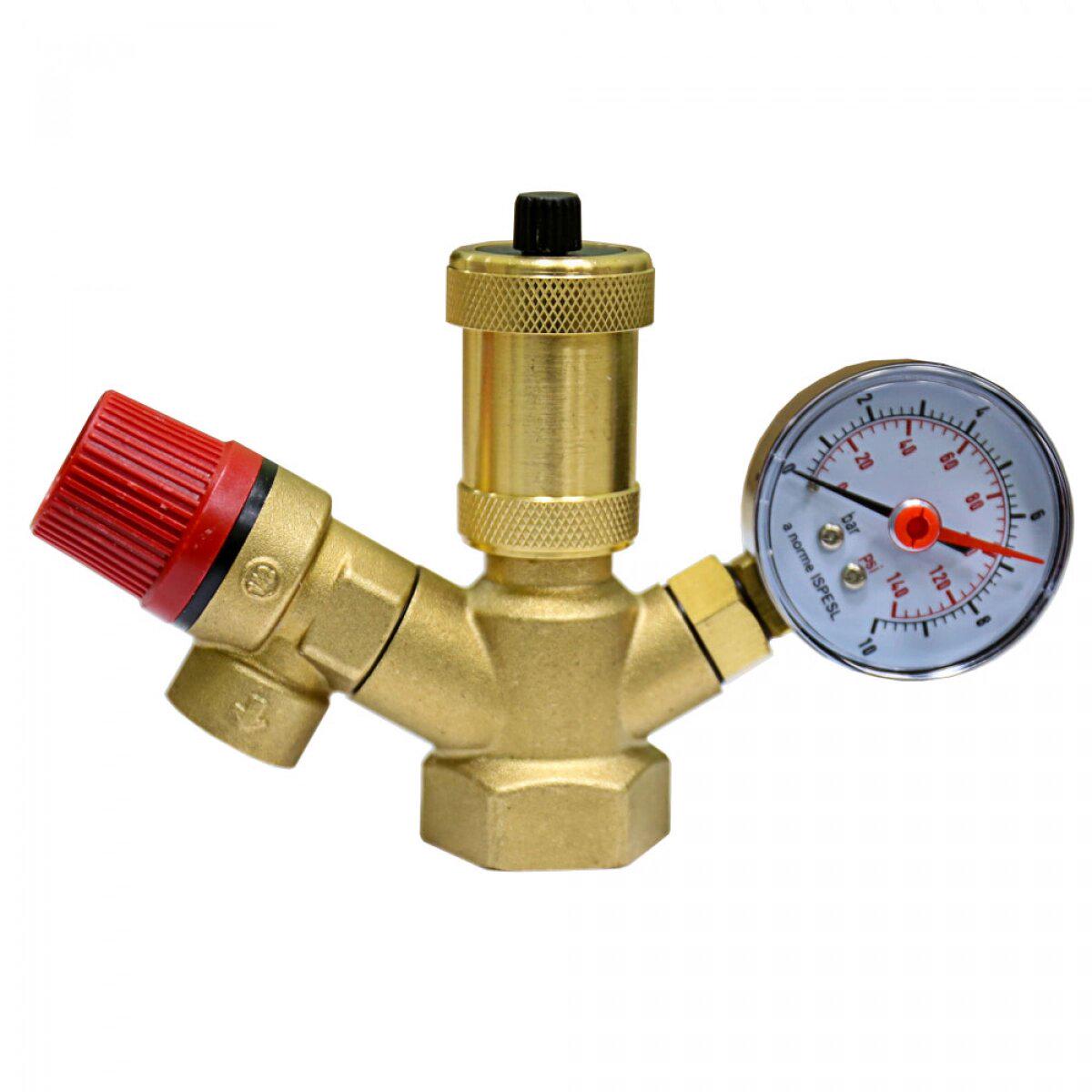 Группа безопасности котла BRITOLLI елка в сборе 1" (8458666)