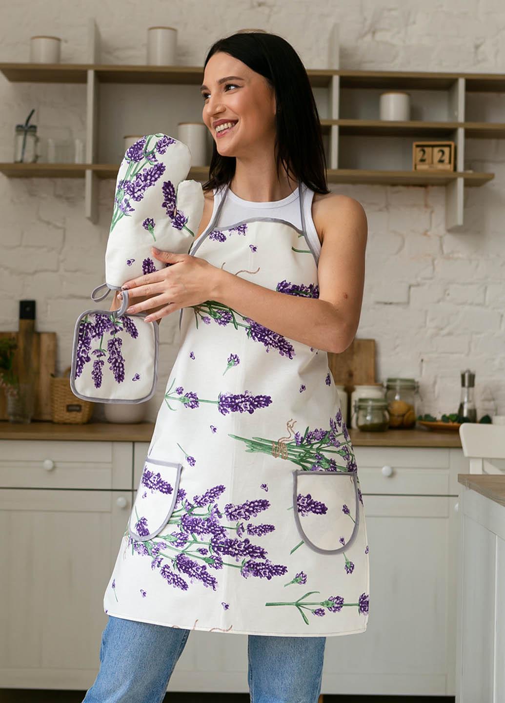 Кухонный набор водоотталкивающий Лаванда 3 шт. (лвнкнв) - фото 3 Кухонный набор водоотталкивающий Лаванда 3 шт. (лвнкнв) - фото 3