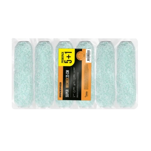 Набор валиков Anza Super Micmex Maxi 25 см 6 шт. (2770838643)