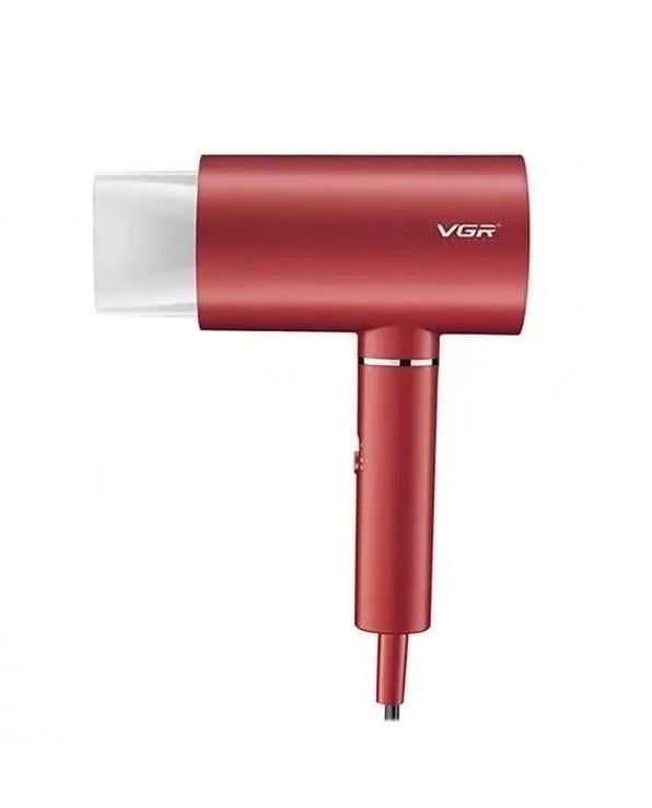 Фен-щітка для волосся VGR V-493 професійний 1600-1800 Вт Червоний