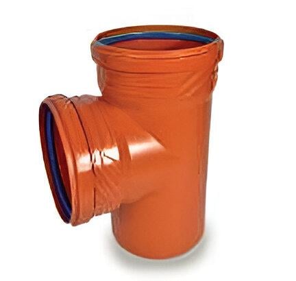 Тройник канализационный ASG ESTERNO ПВХ d 160x110 мм 87,5° наружный (6547888)