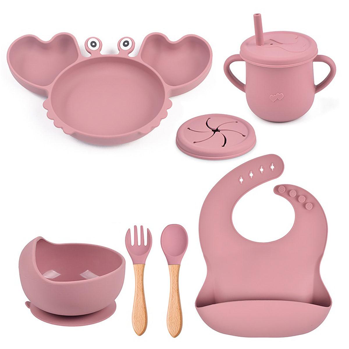 Набір дитячого посуду Краб KR Y19 дерево (62272)