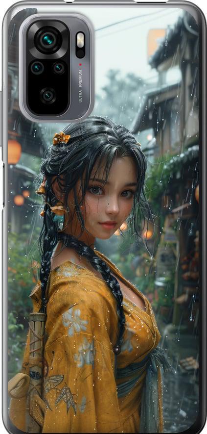 Чехол на Xiaomi Redmi Note 10 Anime-girl (6133u-2277-42517) Чехол на Xiaomi Redmi Note 10 Anime-girl (6133u-2277-42517)