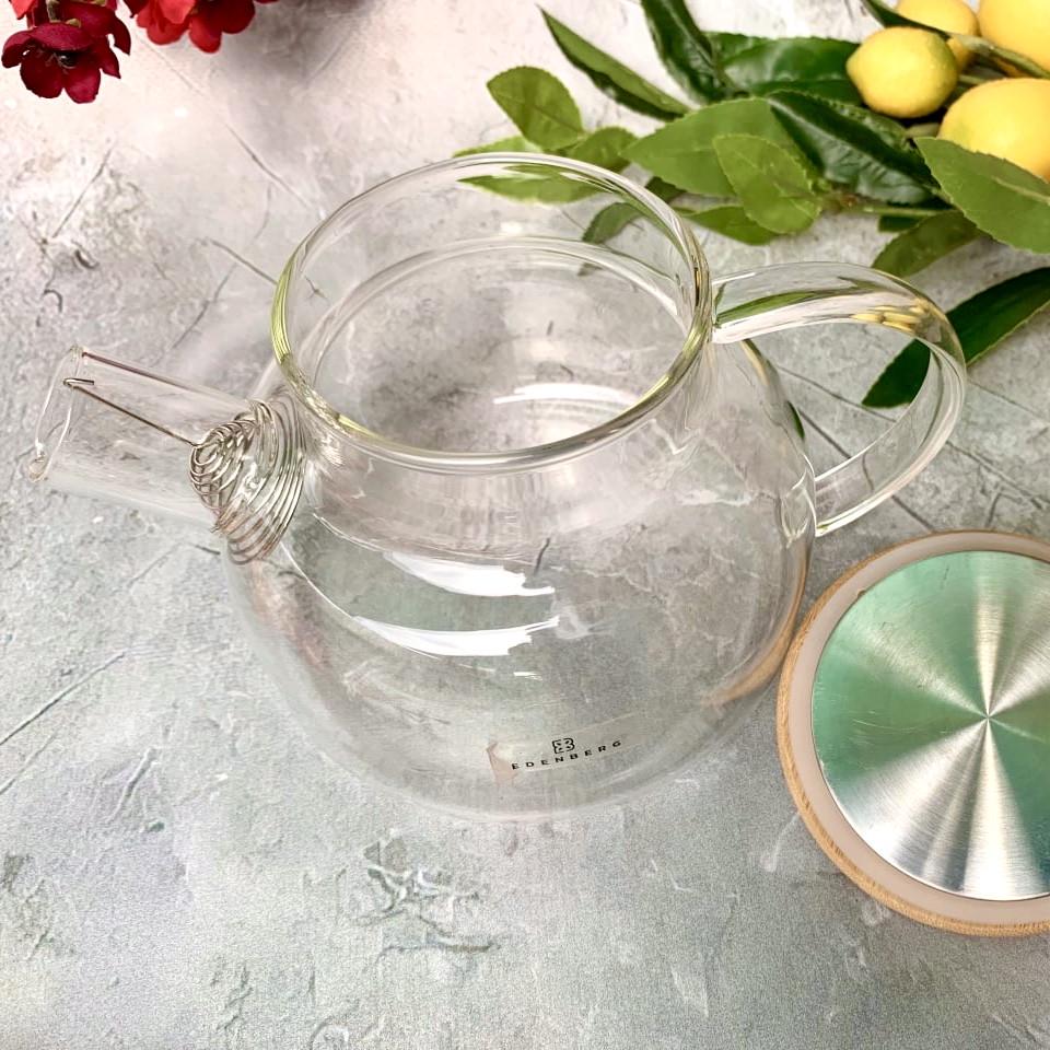 Заварювальний чайник із бамбуковою кришкою Edenberg EB-19030 1700 мл (2530557525) - фото 6 Заварювальний чайник із бамбуковою кришкою Edenberg EB-19030 1700 мл (2530557525) - фото 6