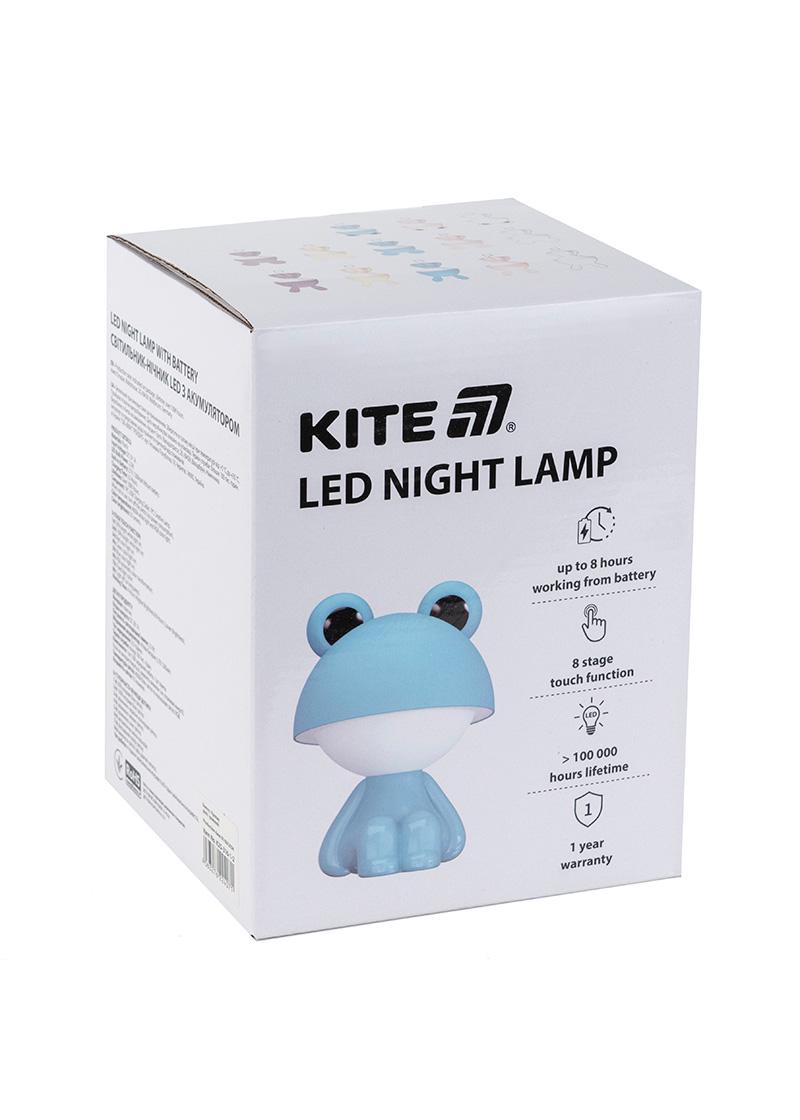 Светильник-ночник LED с аккумулятором KITE Cute Mouse Голубой (K25-316-2-3) - фото 3 Светильник-ночник LED с аккумулятором KITE Cute Mouse Голубой (K25-316-2-3) - фото 3