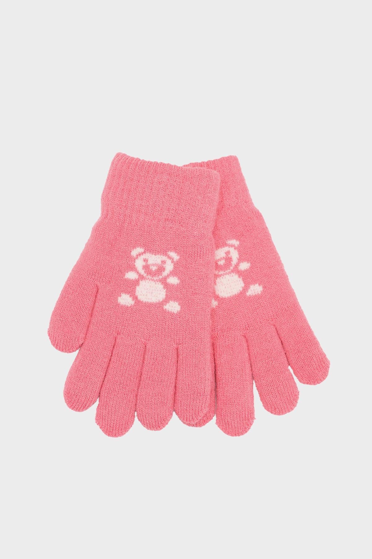 Перчатки для девочки р. 4 Розовый (ЦБ-00287081)