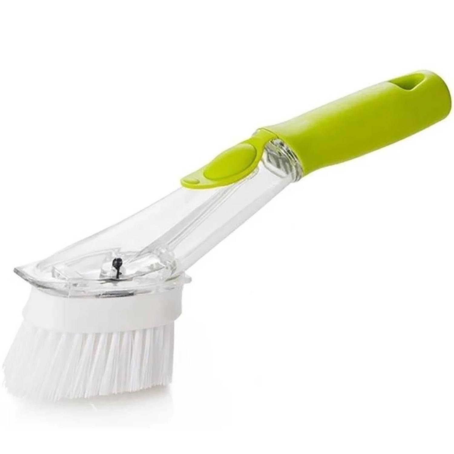 Щетка для мытья посуды Rise-UP Automatic Liquid Cleaning Brush с дозатором и насадками (2092185021) - фото 1