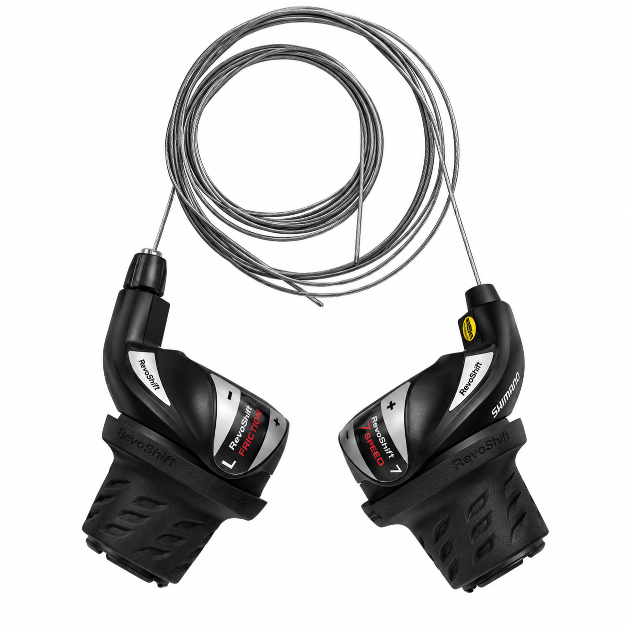 Ревошифт велосипедный Shimano RS36 3х7 скоростей левый/правый с тросиками (VR-389)