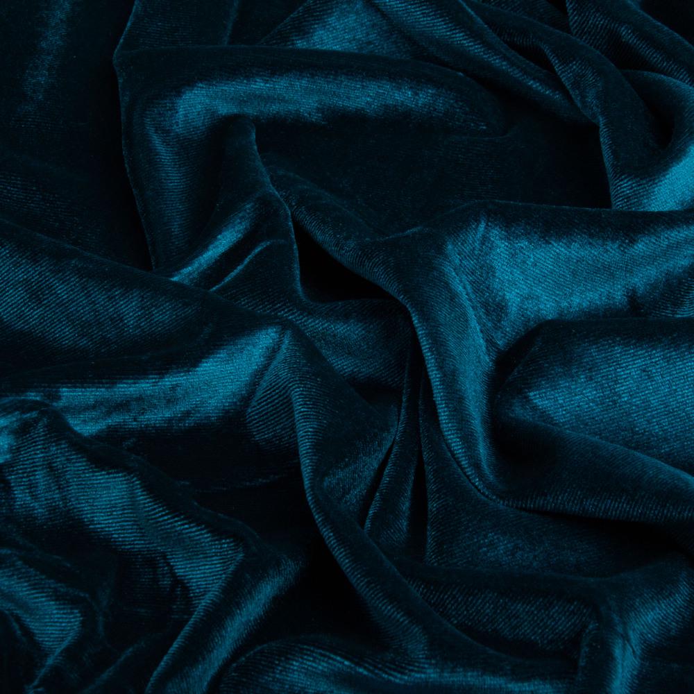 Ткань велюр V-8 284 гр/м2 140 см Бирюзовый (25896) - фото 2 Ткань велюр V-8 284 гр/м2 140 см Бирюзовый (25896) - фото 2