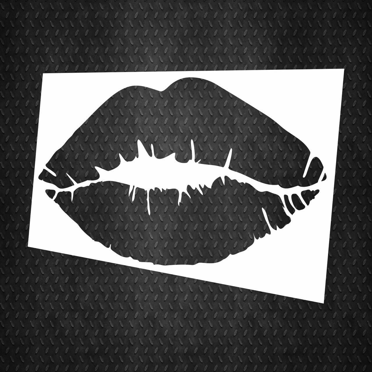 Трафарет многоразовый DFA Губы для штукатурки и краски (X00066)