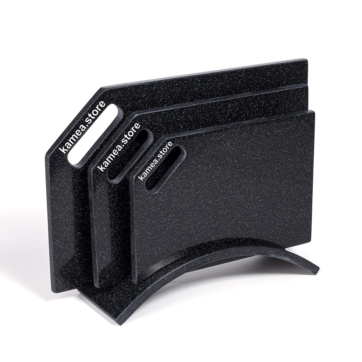 Набір кухонних дощок Kamea зі штучного каменю Romantic Night - фото 2 Набір кухонних дощок Kamea зі штучного каменю Romantic Night - фото 2