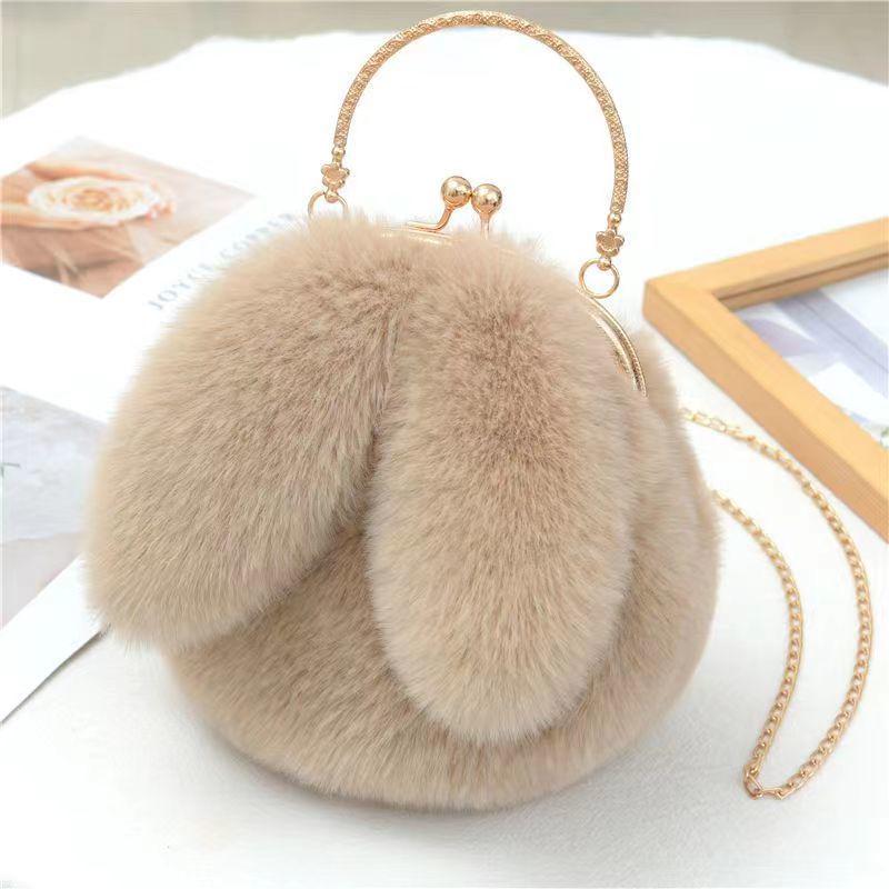 Сумка женская Paws с ушками экомех Beige (id_1318)