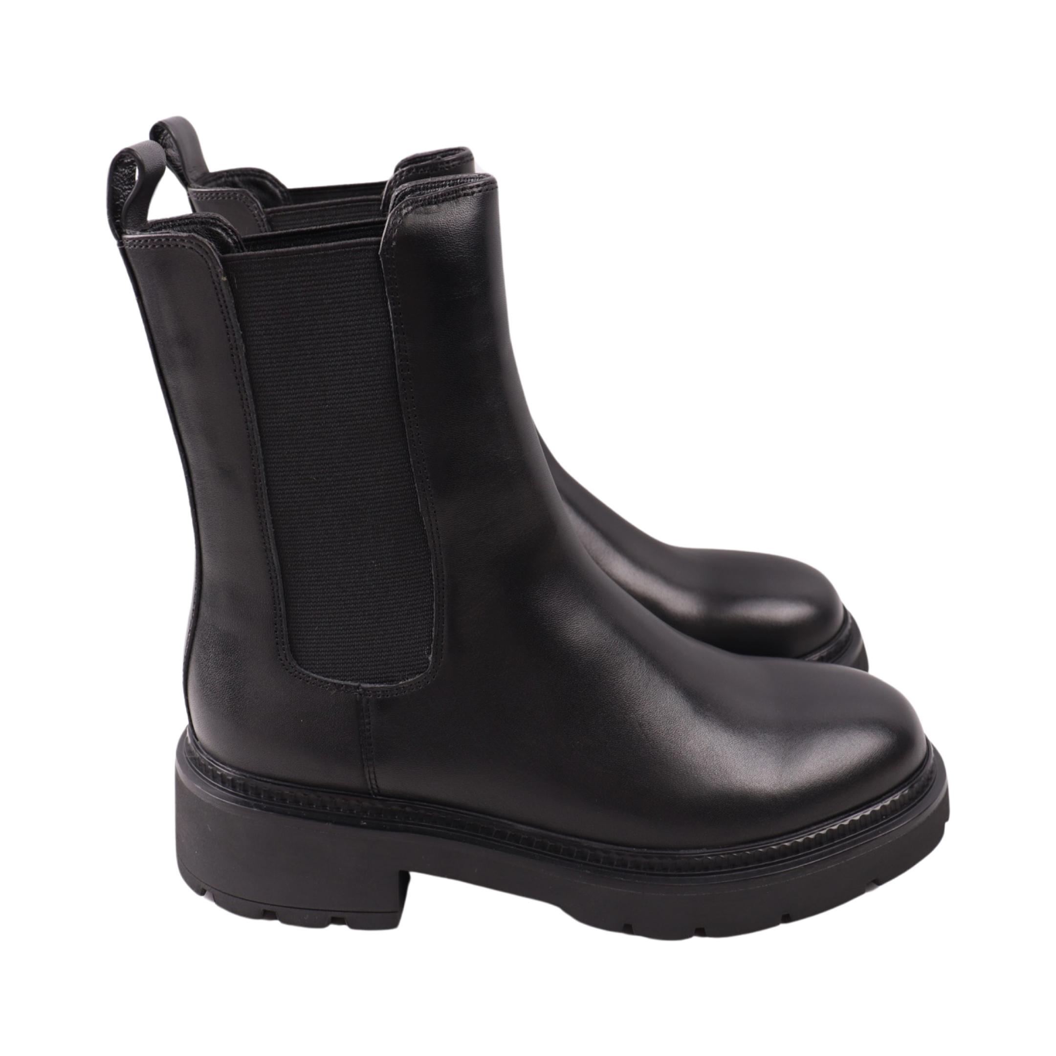 Ботинки женские Beratroni натуральная кожа р. 35 Черный (28-23DHC)